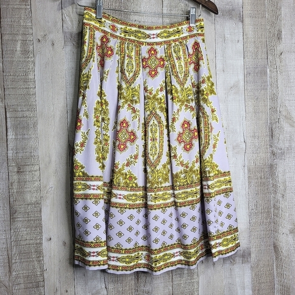 Anthropologie Echarp Skirt. Size 2. Light Purple, Pink, White & Yellow. - Picture 2 of 12